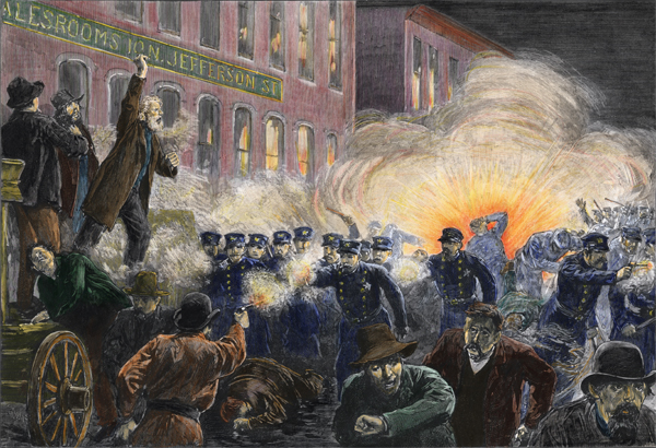 The Haymarket Square Riot on May 04, 1886