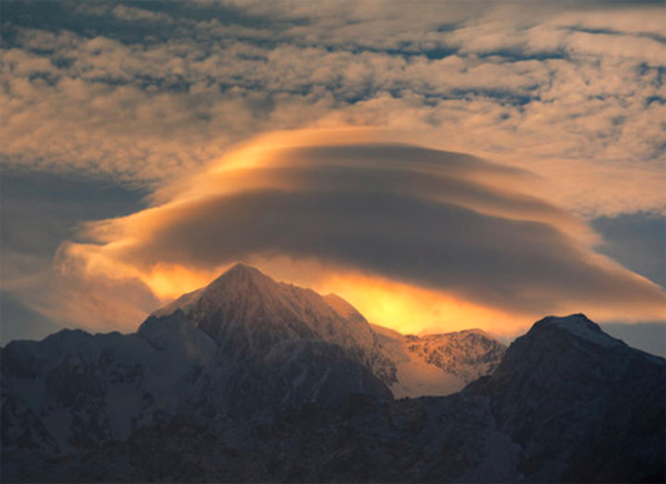 UFOs In The Clouds — Lenticular Clouds, That Is — Fire Our Imaginations Of Alien Visitors