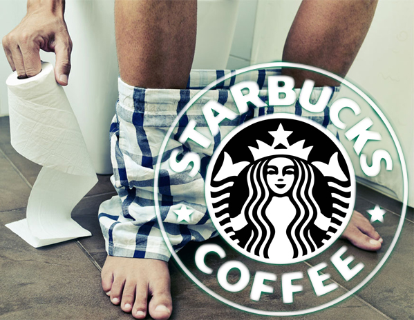 'I've pooped 11 times since this morning' - man allergic to milk rants at Starbucks from his toilet
