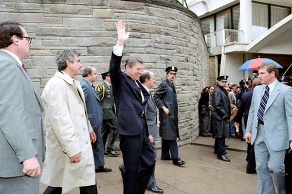 President Reagan shot on March 30, 1981