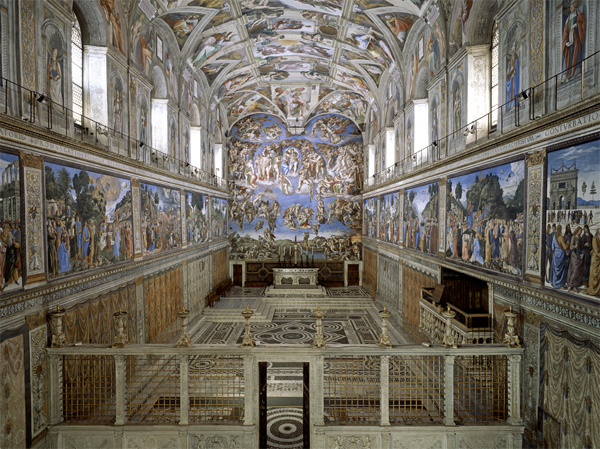 Sistine Chapel ceiling opens to public on November 01, 1512