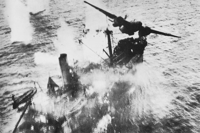 The Battle of the Bismarck Sea on March 02, 1943