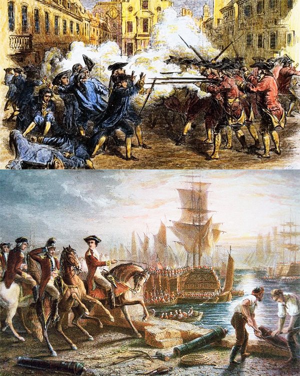 American Revolution: British forces evacuate Boston, ending the Siege of Boston on March 17, 1776