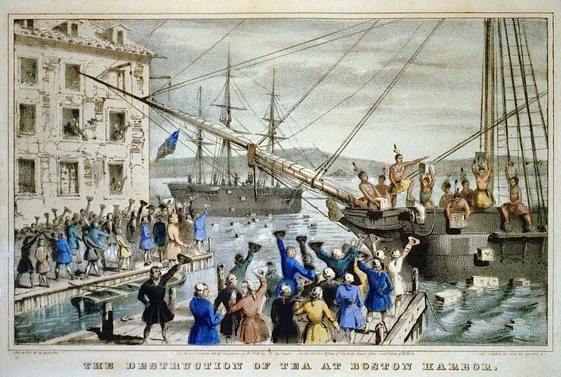 Great Britain orders the port of Boston, Massachusetts closed pursuant to the Boston Port Act on March 31, 1774