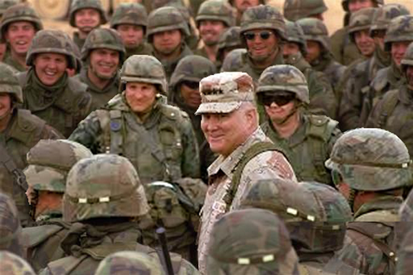 Gulf War ground offensive begins on February 24, 1991