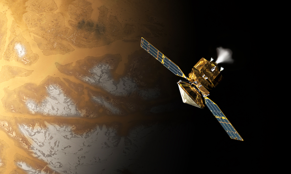 Mars Reconnaissance Orbiter arrives at Mars on March 10, 2006