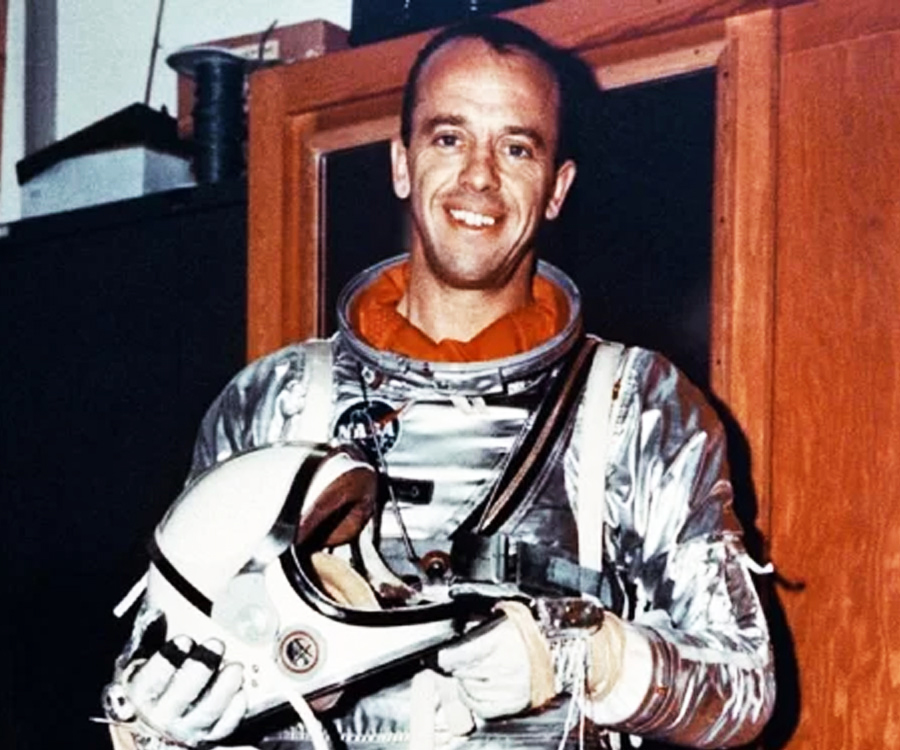 The first American in space on May 05, 1961