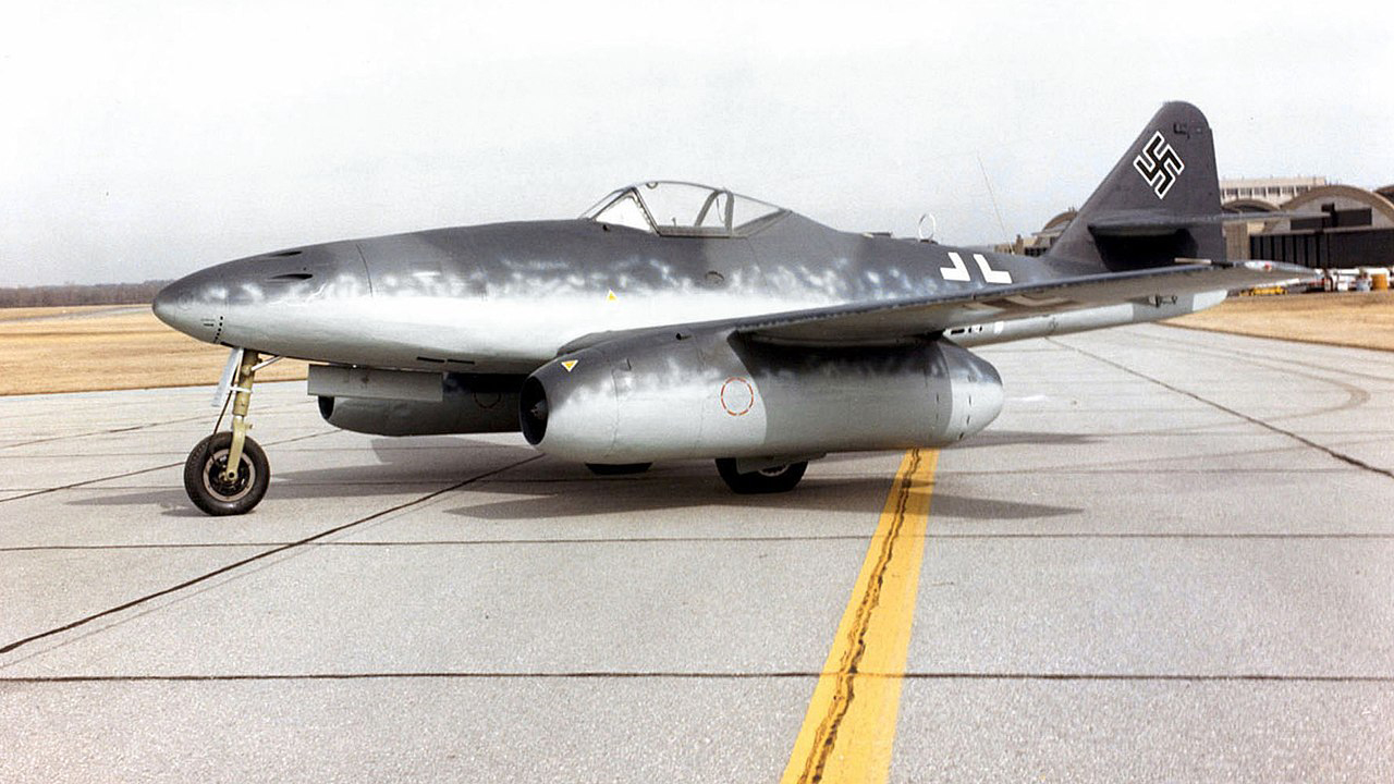 World War II: German Messerschmitt test pilot Hans Fay defects delivering to the Allies the world's first operational jet-powered fighter aircraft on March 31, 1945