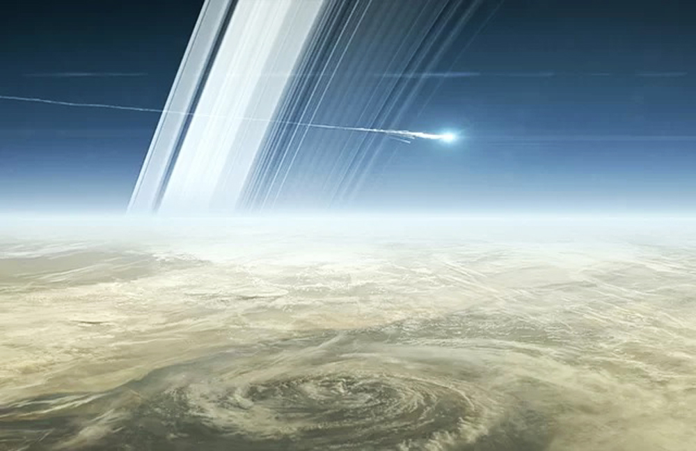 End of mission for Cassini–Huygens on September 15, 2017