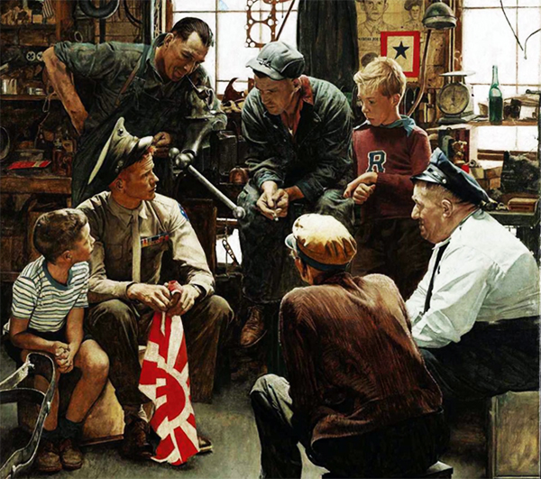 Understanding Military Terminology: At the Marine Corps Museum: Norman Rockwell's “The War Hero”