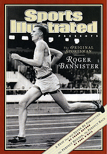 1954 Roger Bannister breaks the four-minute mile (Sports Illustrated / Achievement.org)