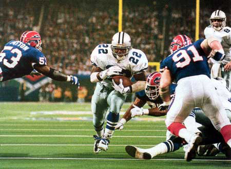 Super Bowl XXVIII – Dallas Cowboys won 52–17 over the Buffalo Bills