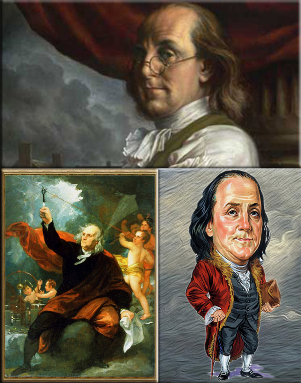 Benjamin Franklin: painting by Michael J Deas | “Benjamin Franklin Drawing Electricity from the Sky” by Benjamin West (1738-1820) Philadelphia Museum of Art