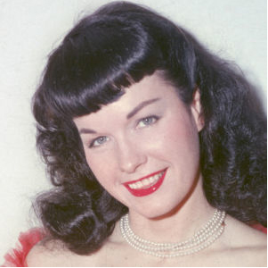 Pinup queen Bettie Page