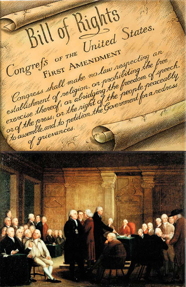 Bill of Rights passes Congress on September 25, 1789