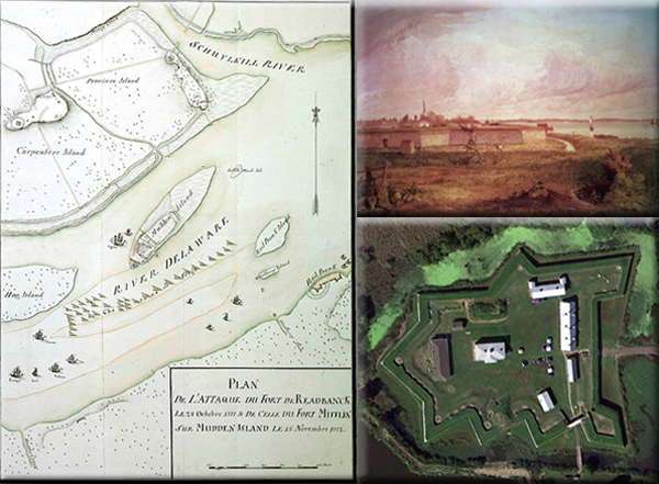 British fleet suffers defeat at Fort Mifflin, Pennsylvania on October 23, 1777