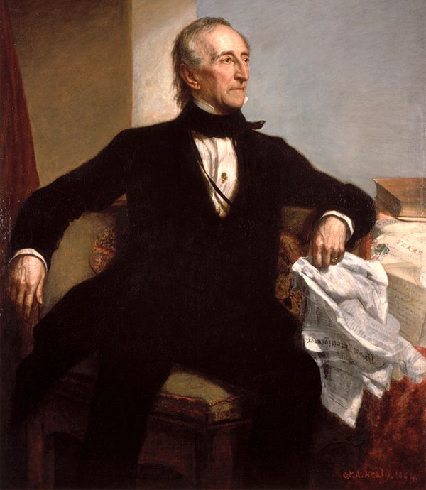 Congress overrides presidential veto for first time on March 3, 1845