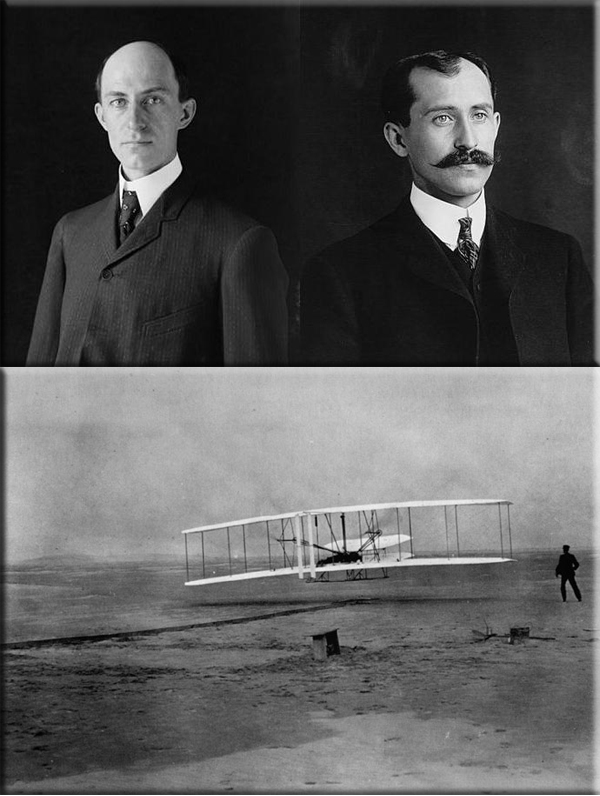 First airplane flies on December 17, 1903