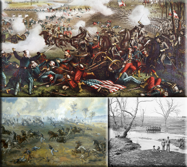 The First Battle of Bull Run on July 21, 1861