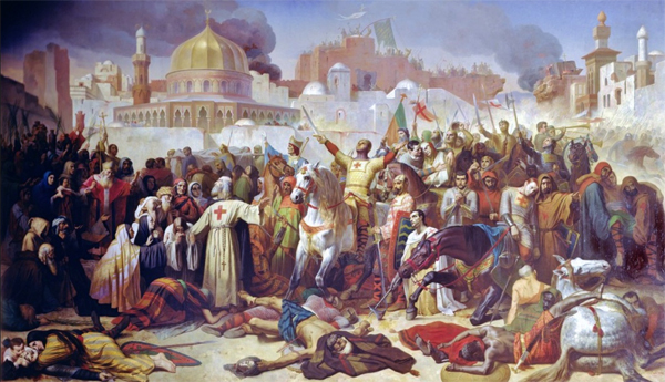 Jerusalem captured in First Crusade on July 13, 1099