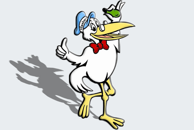 Why is the Vlasic Pickles Mascot a Stork?