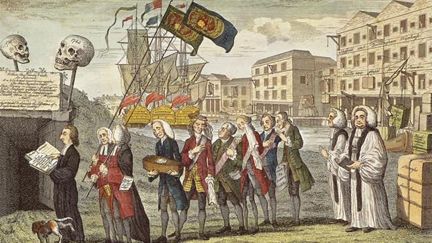 Stamp Act imposed on American colonies on March 22, 1765