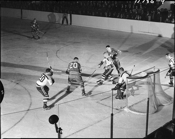 A history of the Toronto Maple Leafs' first televised goal (November 1, 1952)