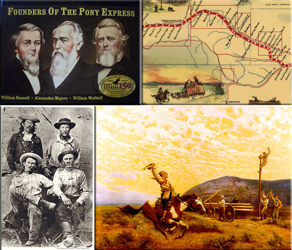 First Transcontinental Telegraph line across the United States is completed, spelling the end for the 18-month-old Pony Express