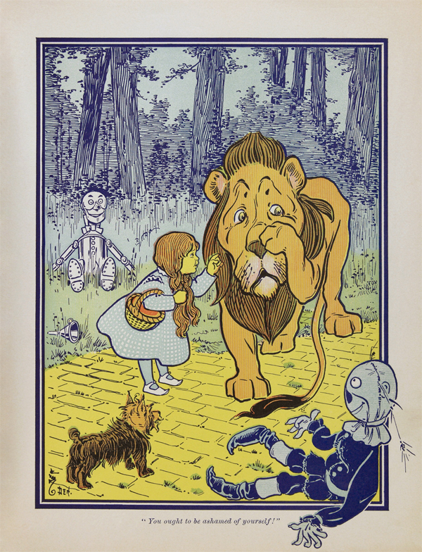 Where Did That Saying Come From? “Yellow” (The Cowardly Lion, from The Wonderful Wizard of Oz.)