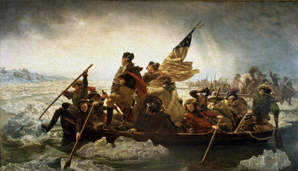 Bizarre News (we couldn’t make up stuff this good – real news story) - Washington Crossing the Delaware