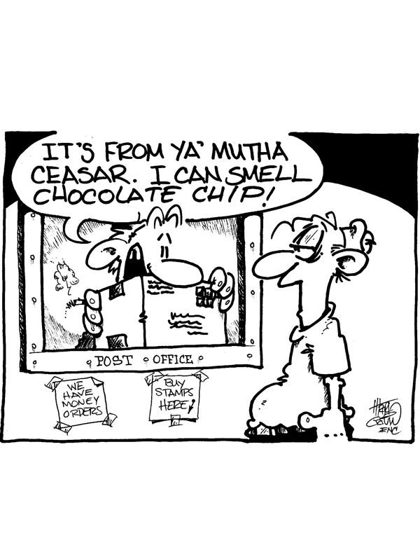Chocolate chips from Mom! “© CEASAR CHOPPY” by Marty Gavin