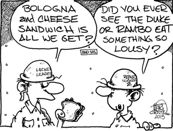 Bologna and Cheese Sandwich? “© CEASAR CHOPPY” by Marty Gavin