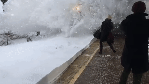 Commuters get wiped out by massive Amtrak “avalanche”