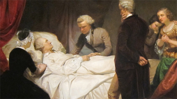 George Washington dies on December 14, 1799