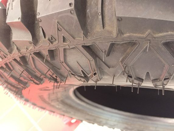 What Are Those Tiny Bits of Rubber That Stick Out of Tires?
