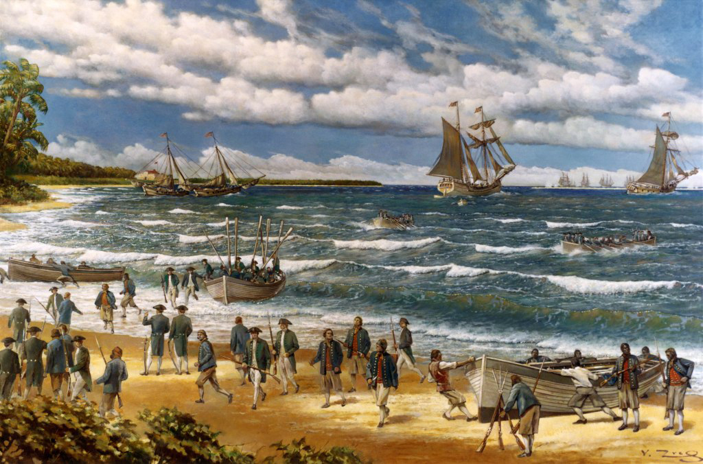 The Battle of Nassau - The First Mission for America’s Marines on March 03, 1776
