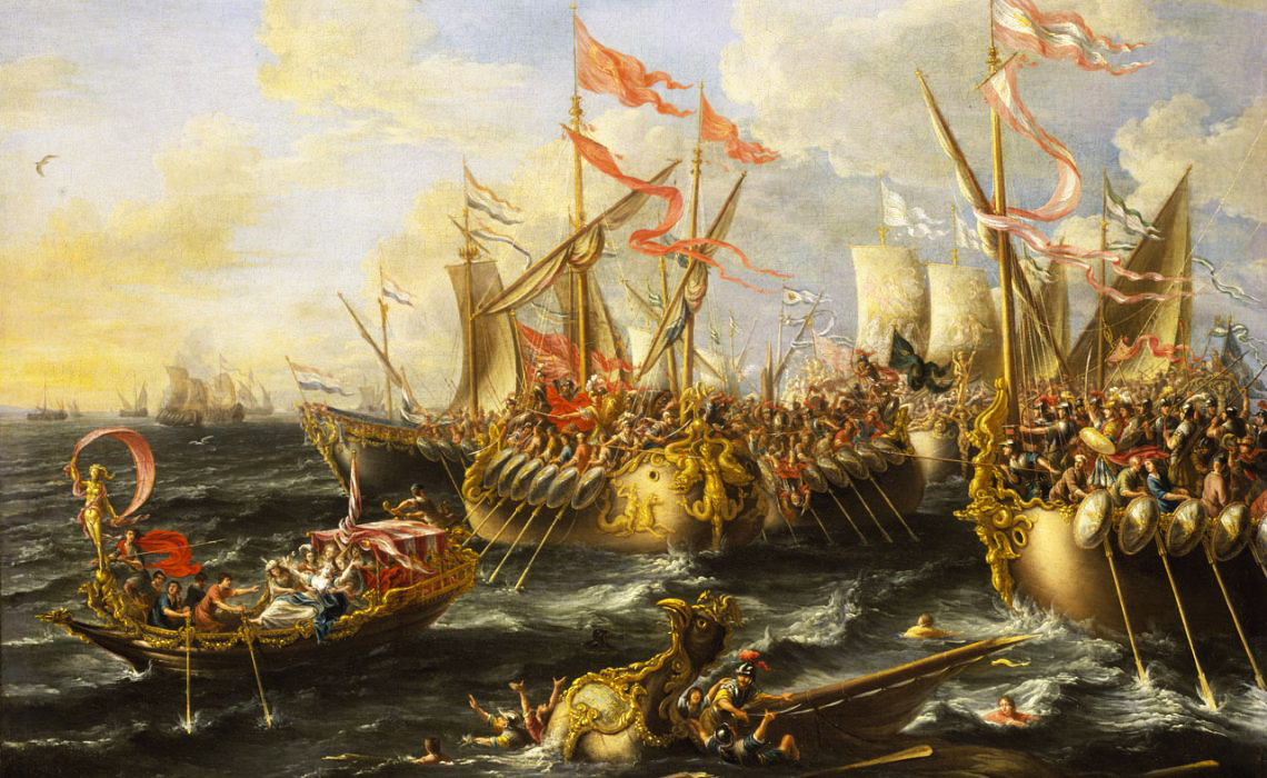 Battle of Actium on September 02, 31 BC
