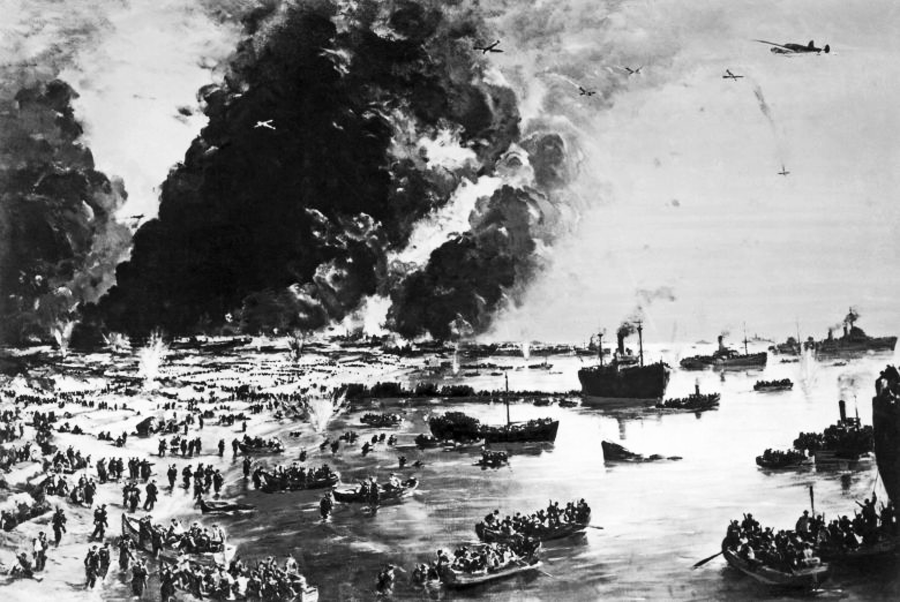 The Battle of Dunkirk ends with a German victory and with Allied forces in full retreat on June 03, 1940