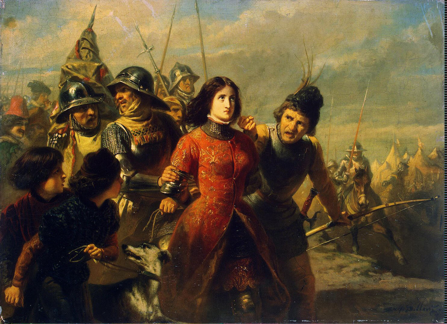 Joan of Arc arrives to relieve the Siege of Orléans on April 29, 1429