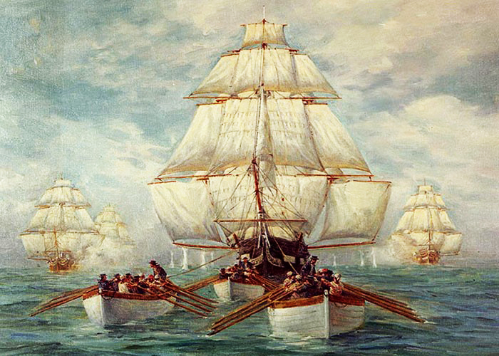 Old Ironsides earns its name on August 19, 1812