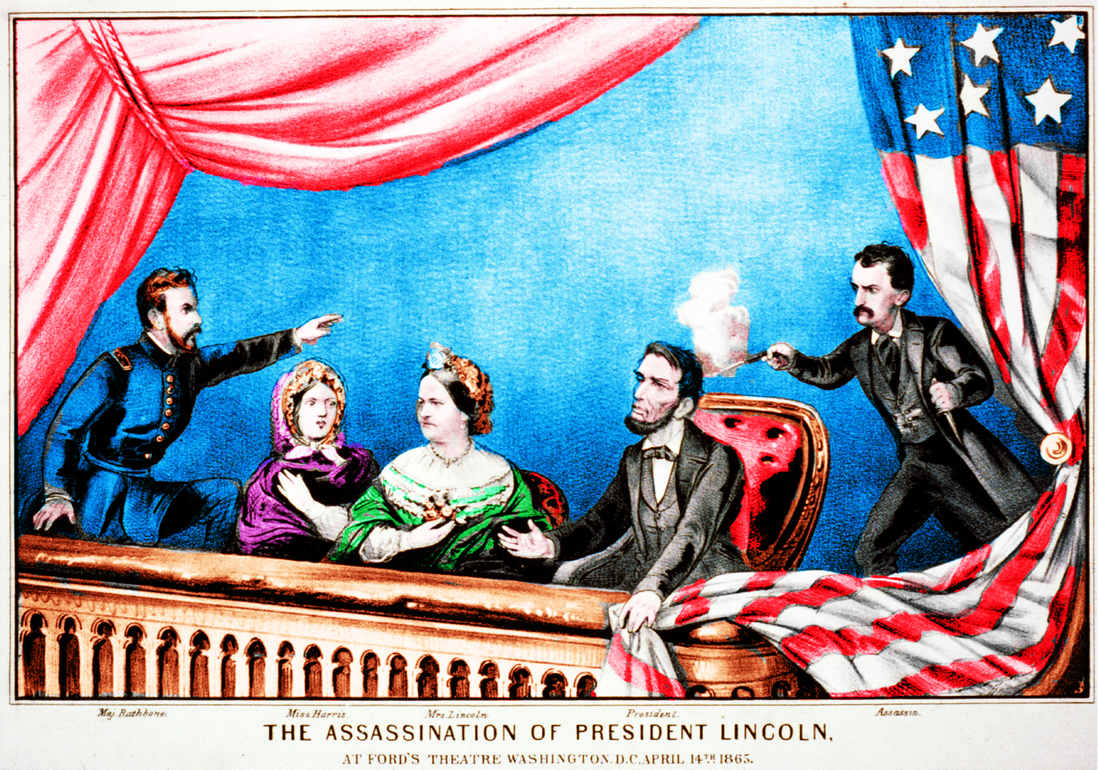President Abraham Lincoln dies after being shot the previous evening by actor John Wilkes Booth - Vice President Andrew Johnson becomes President upon Lincoln's death on April 15, 1865