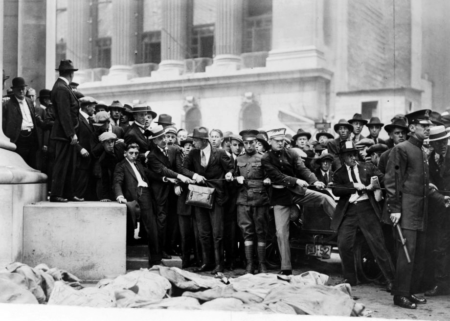 Wall Street Bombing on September 16, 1920