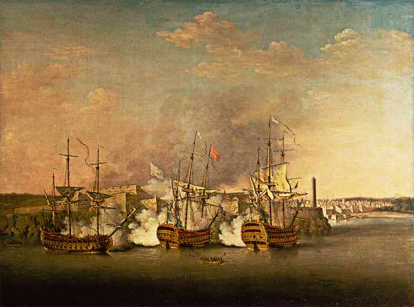 The bombardment of Morro Castle on Havana, 1763