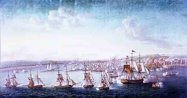 First Barbary War: Barbary pirates of Tripoli declare war on the United States of America on May 10, 1801