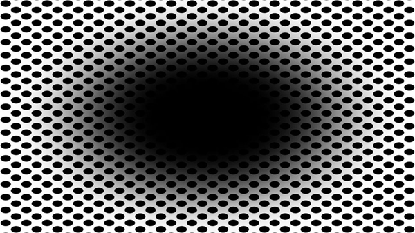 How this trippy illusion will make you see an “expanding black hole”
