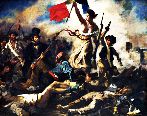 French revolutionaries storm the Bastille on July 14, 1789
