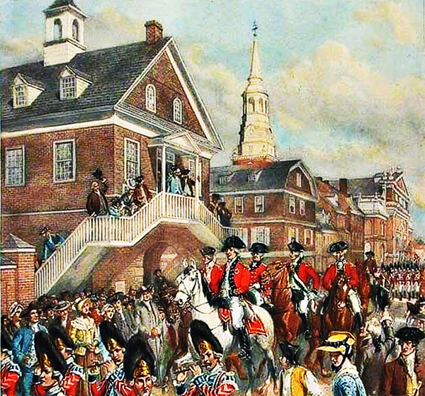 Liberty Bell tolls to announce Declaration of Independence on July 06, 1776