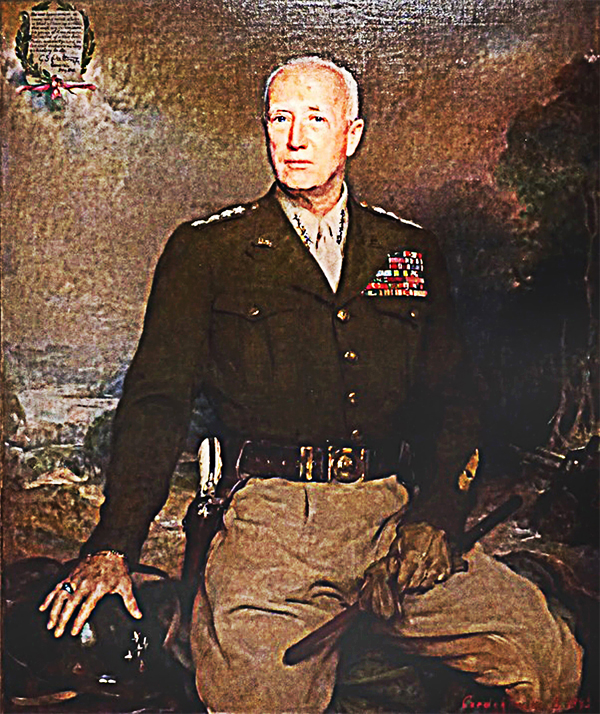 General George Patton takes Frankfurt on March 29, 1945