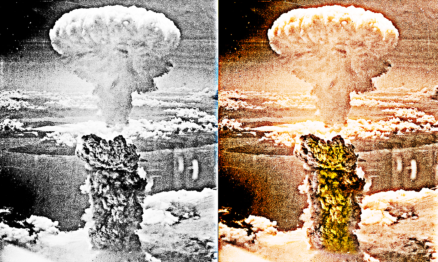 Atomic bombing of Hiroshima on Nagasaki on August 09, 1945
