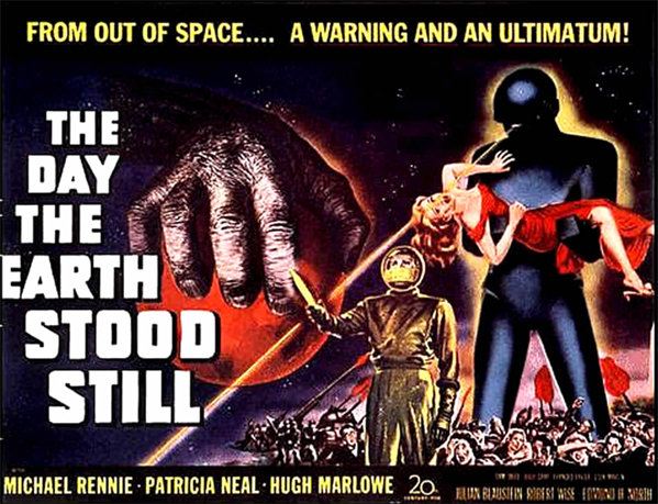 Famous Quotes 1951: Gort! Klaatu barada nikto! - Patricia Neal in ‘The Day the Earth Stood Still’